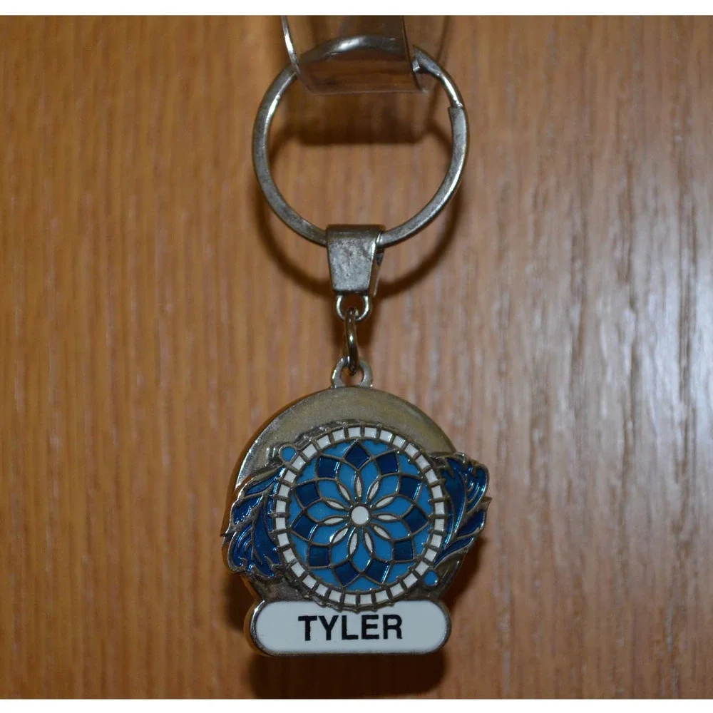 Vtg Tyler Enamel Spinning Keychain Personalized Key Chain Grand Canyon West